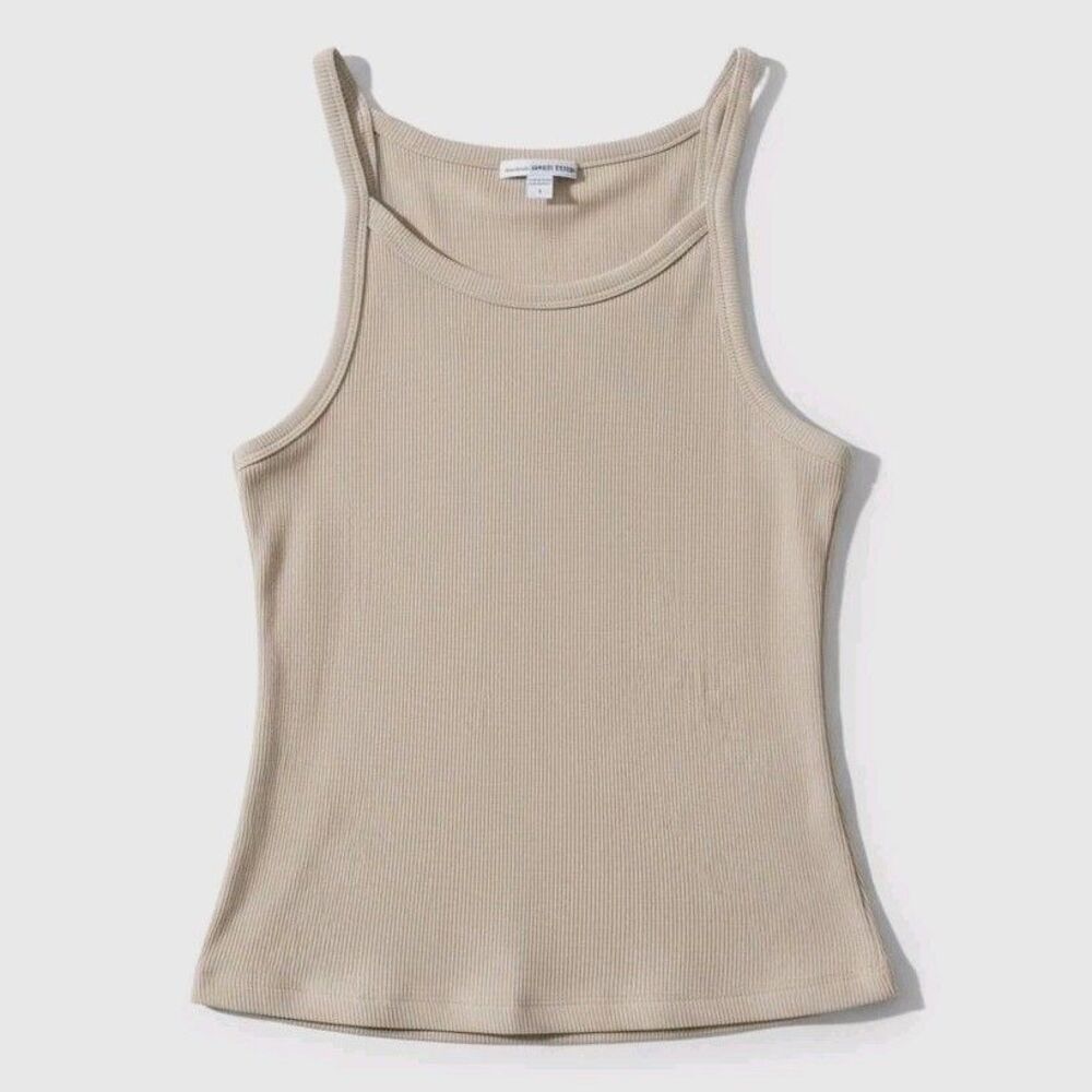 New Standard James Perse 100% Cotton Ribbed Tank Top Size 4 (XL) in Mineral $95